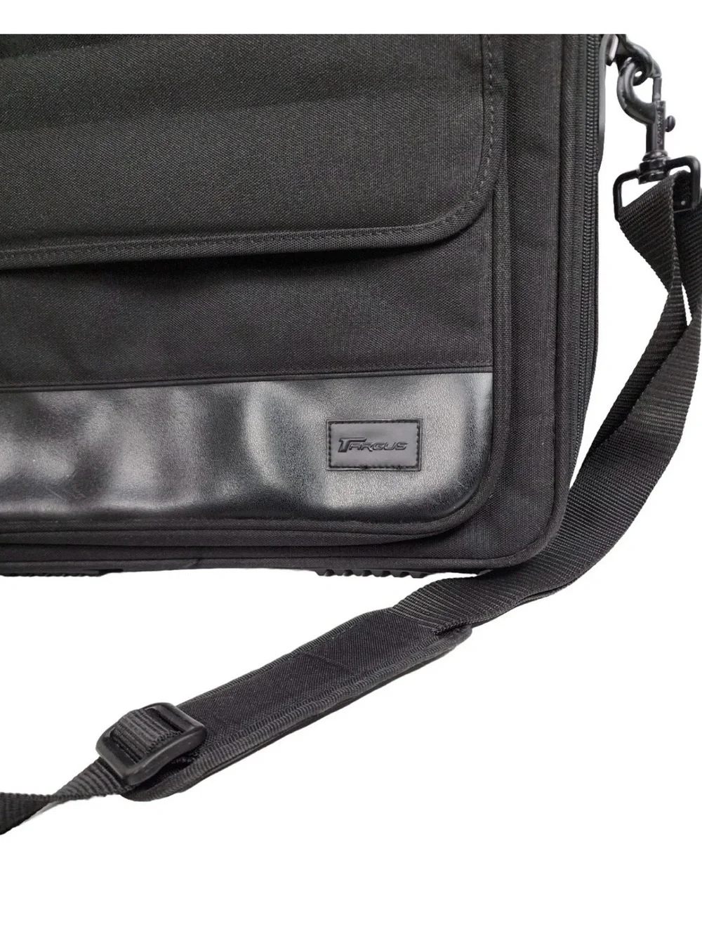Targus Computer Laptop Bag Briefcase Zippered Black Nylon 16